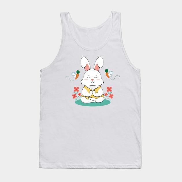 Bunny Yoga Tank Top by Anicue